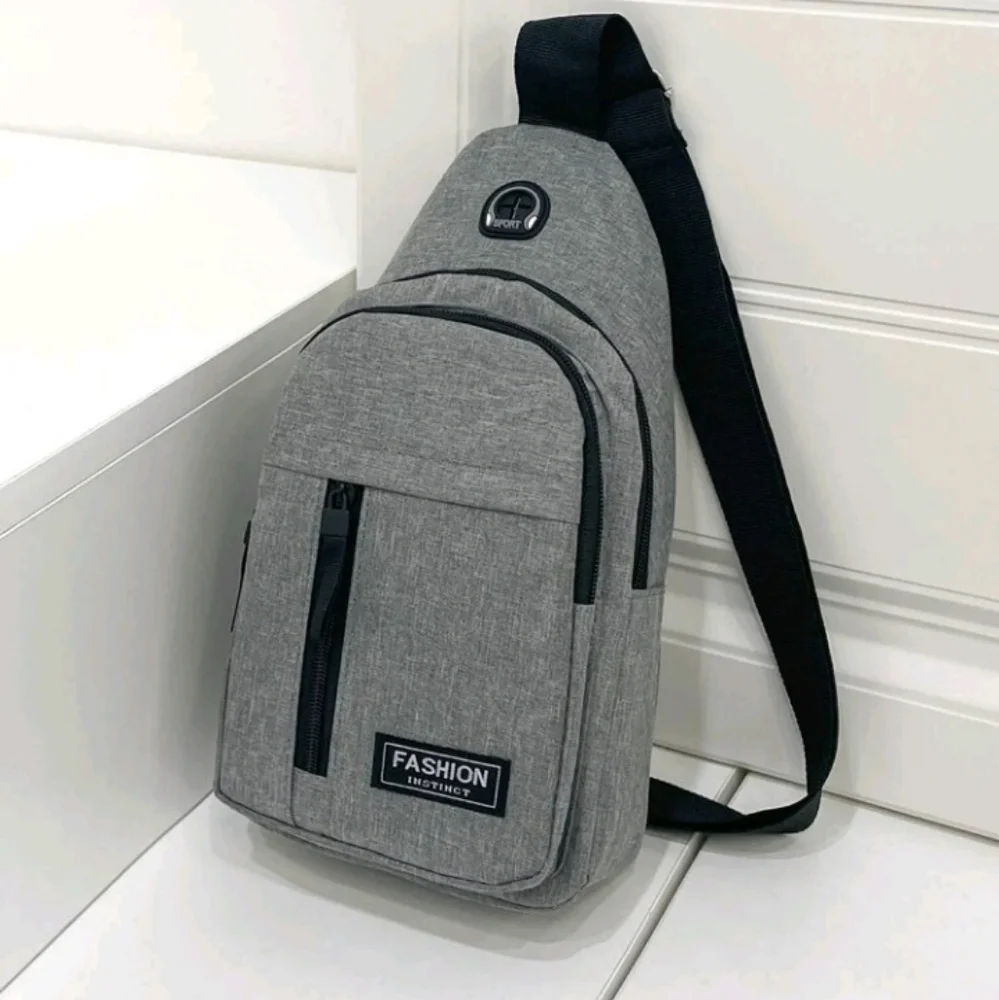 1pc Messenger Bag Men's Oxford Bag Sling Purse Multi-Functional Sports Leisu